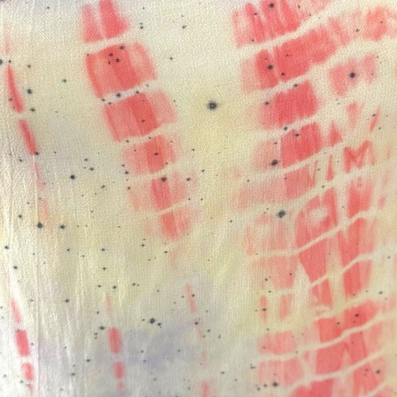 Free People Bohemian Beach Maxi Top Tie Dye Festival Fairy Spring Summer Small - Picture 6 of 15